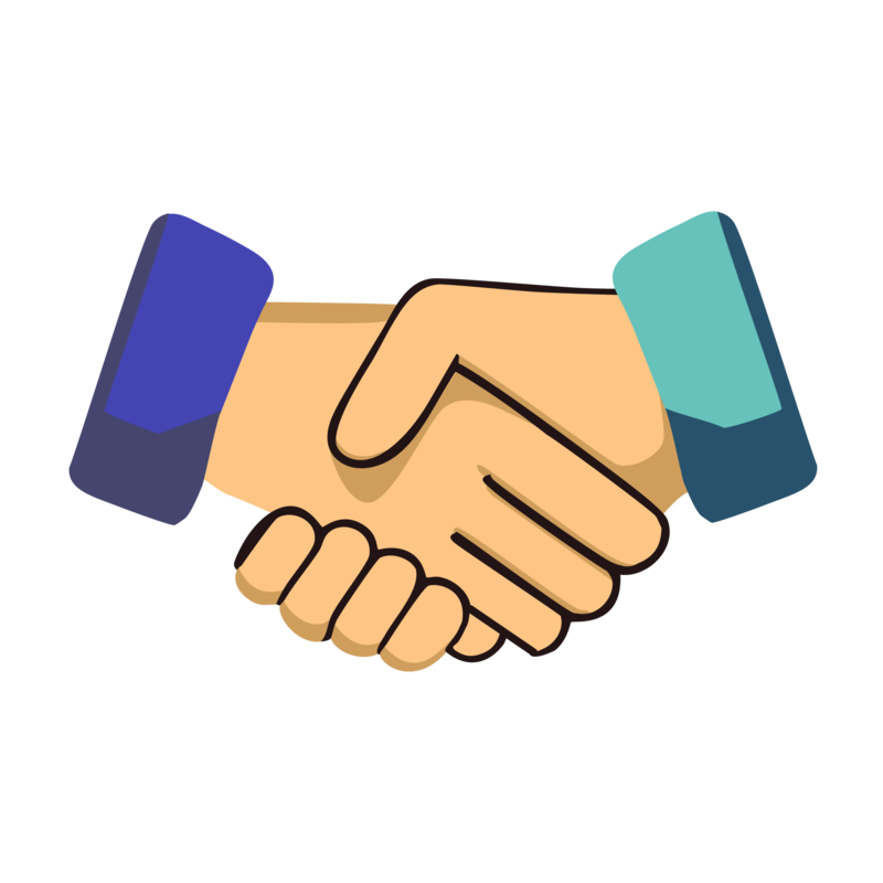 Picto Charisme - Poignée de main/Étincelle Pragmacie